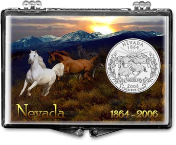 Edgar Marcus Snaplock Display - Nevada, Horses MAIN