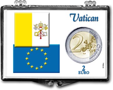 Edgar Marcus Snaplock Display - 2 Euro - Vatican MAIN