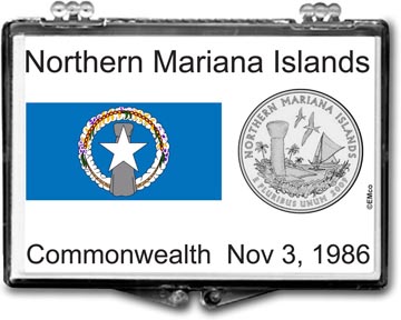 Edgar Marcus Snaplock Display - Northern Mariana Islands Flag MAIN