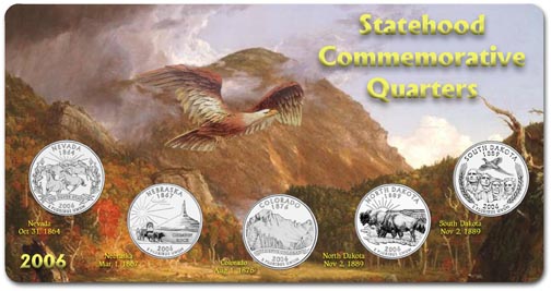 Edgar Marcus & Co Specialty Set Display - State Quarters, 2006 MAIN