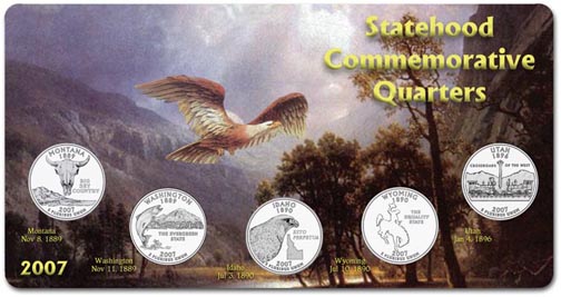 Edgar Marcus & Co Specialty Set Display - State Quarters, 2007 MAIN