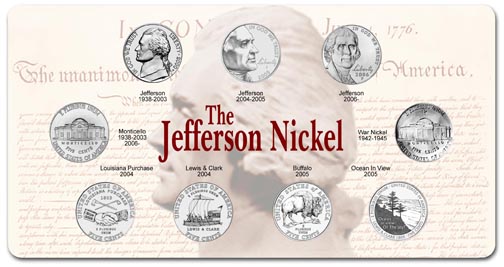Edgar Marcus & Co Specialty Set Display - The Jefferson Nickel MAIN