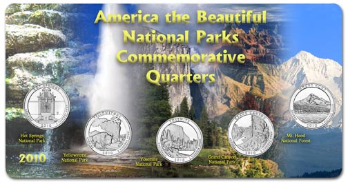 Edgar Marcus & Co Specialty Set Display - National Parks 2010 MAIN