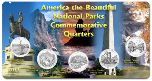 Edgar Marcus & Co Specialty Set Display - National Parks 2011 MAIN