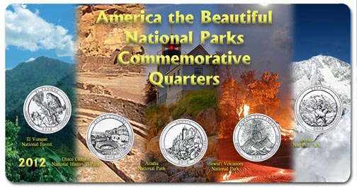 Edgar Marcus & Co Specialty Set Display - National Parks 2012 MAIN
