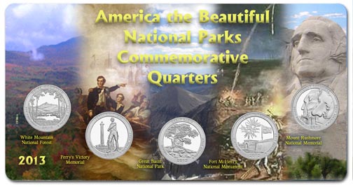 Edgar Marcus & Co Specialty Set Display - National Parks 2013 MAIN
