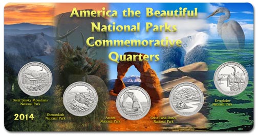 Edgar Marcus & Co Specialty Set Display - National Parks 2014 MAIN