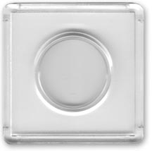 Edgar Marcus Snap-Tite 2'' x 2'' Plastic Holder - Quarter, box of 25 MAIN