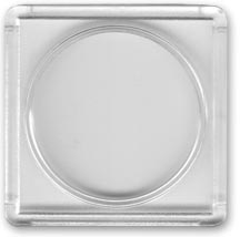 Edgar Marcus Snap-Tite 2'' x 2'' Plastic Holder - Large Dollar, box of 25 MAIN