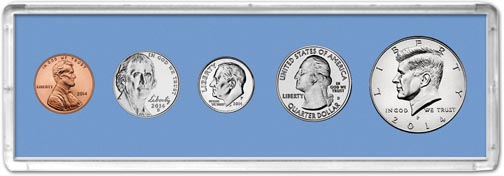 Edgar Marcus & Co Snap-Tite Deluxe Coin Set Holder - Baby Blue MAIN