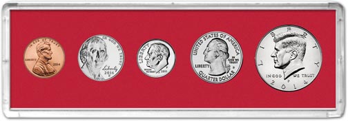 Edgar Marcus & Co Snap-Tite Deluxe Coin Set Holder - Red MAIN