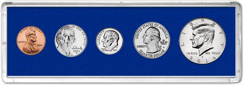 Edgar Marcus & Co Snap-Tite Deluxe Coin Set Holder - Blue MAIN