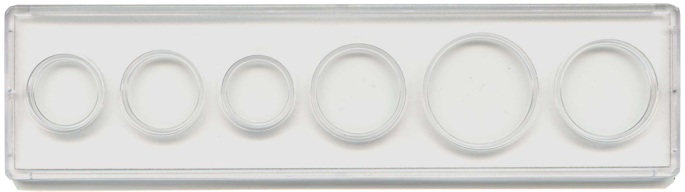 Edgar Marcus & Co Snap-Tite Coin Set Holder - Cent through Small Dollar, 6-hole MAIN