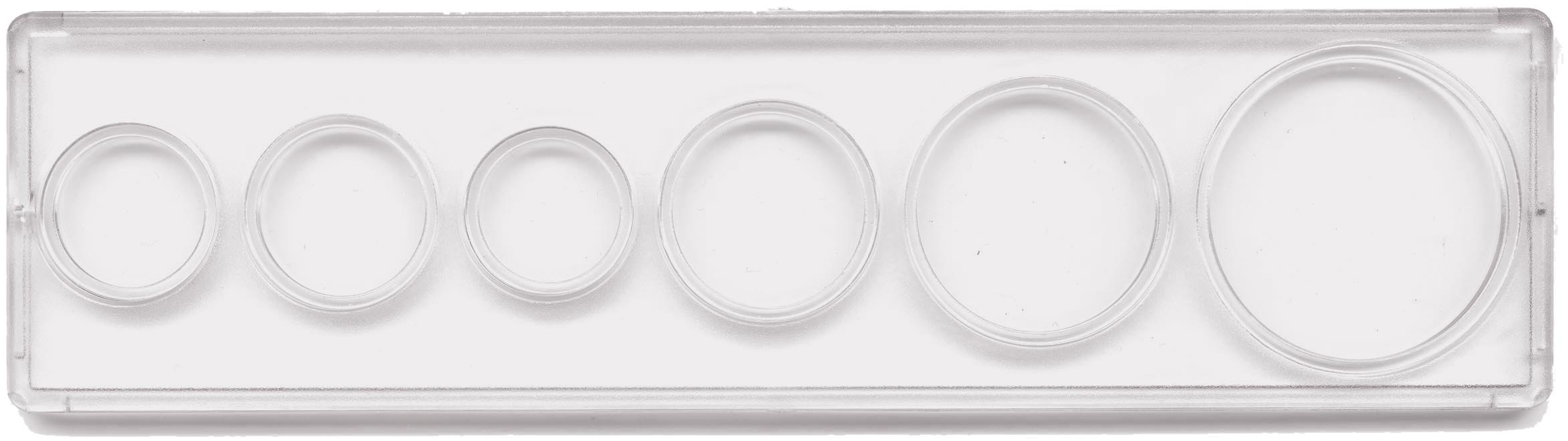 Edgar Marcus & Co Snap-Tite Coin Set Holder - Cent through Large Dollar, 6-hole MAIN