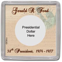 Edgar Marcus & Co Snap-Tite Coin Display - Gerald Ford MAIN