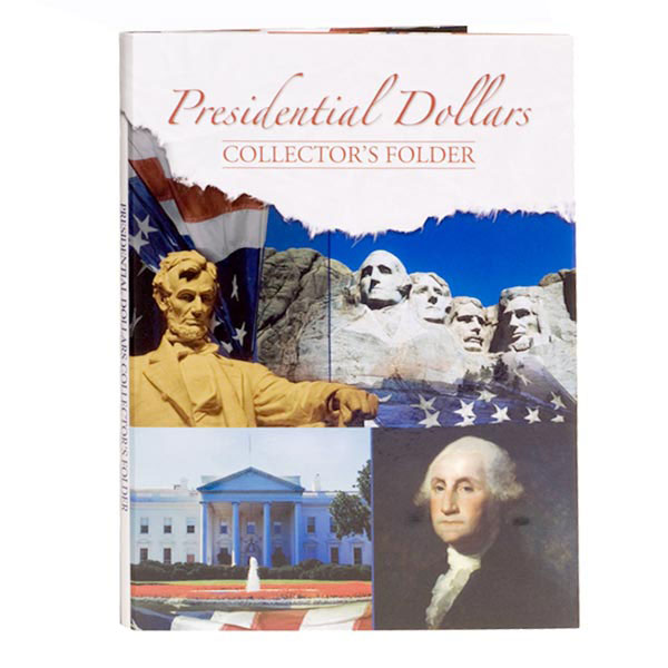 H.E. Harris Coin Folder - Presidential Dollars Date Set 1-H 7x9 MAIN
