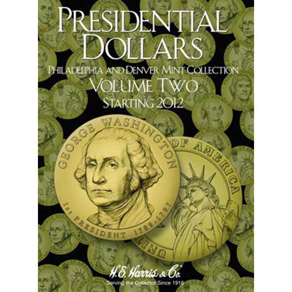 H.E. Harris Coin Folder - Presidential Dollars vol 2 P&D MAIN