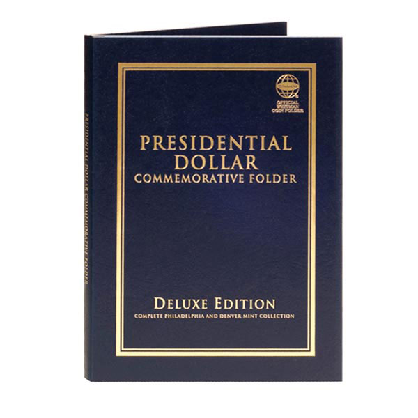 Whitman Folder - Presidential Dollars, 80 openings MAIN