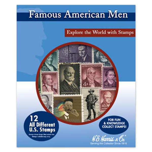 Stamp Pack, Famous American Men MAIN
