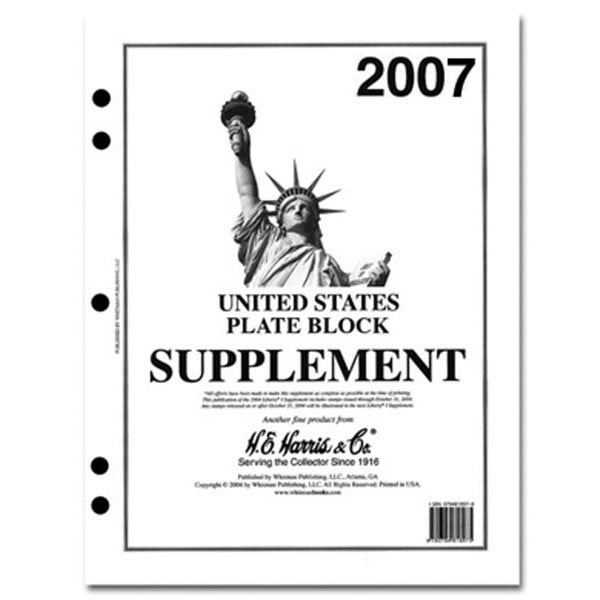 H.E. Harris Supplement, Plate Blocks 2007 MAIN