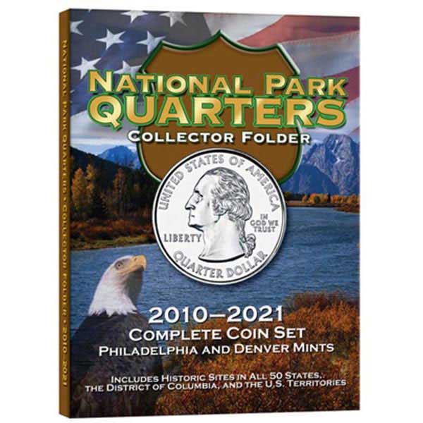 H.E. Harris Coin Folder - National Parks Quarters P&D, 120 openings MAIN