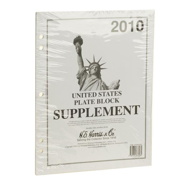 H.E. Harris Supplement, Plate Blocks 2010 MAIN