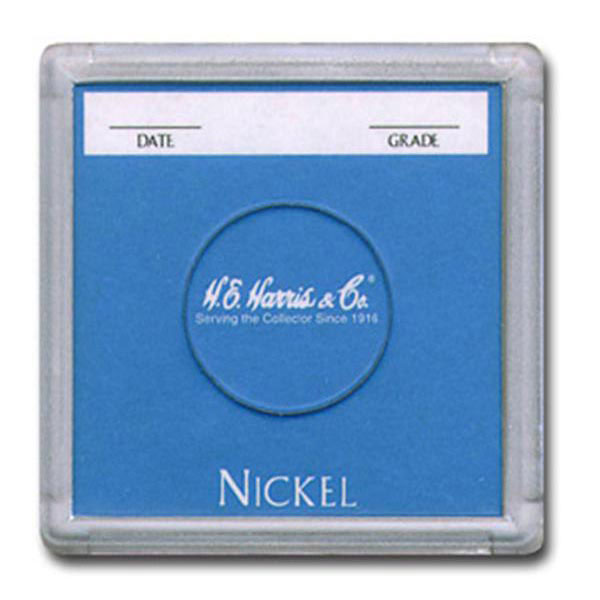 H. E. Harris 2X2 Color Coded Holder Nickel - 25 Ct Box MAIN