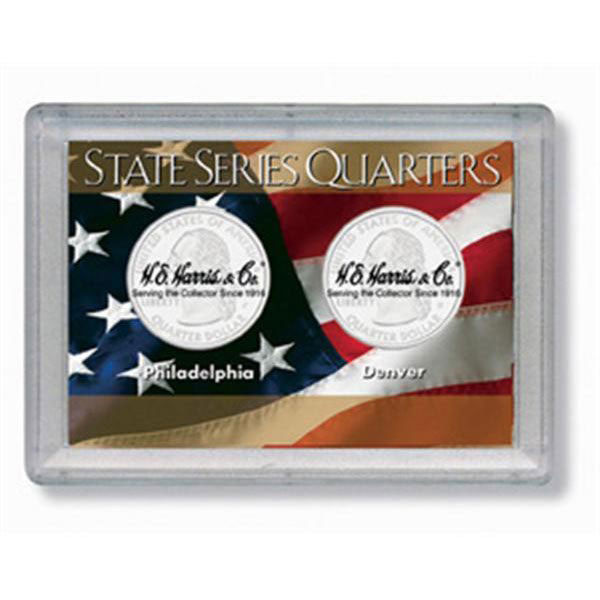 H.E. Harris Frosty Case - 2x3, State Quarters 2-Hole MAIN