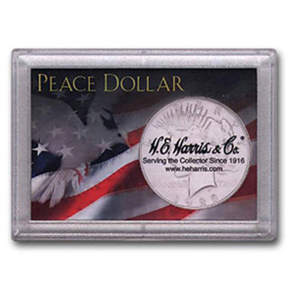 H.E. Harris Frosty Case - 2x3, Peace Dollar MAIN