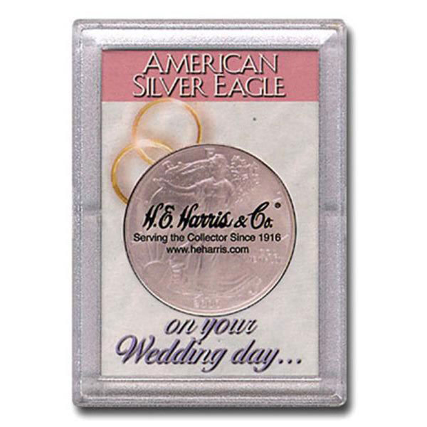 H.E. Harris Frosty Case - 2x3, Silver Eagle Wedding MAIN