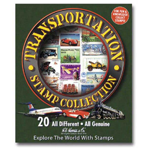 Stamp Pack, Transportation Worldwide Collection MAIN
