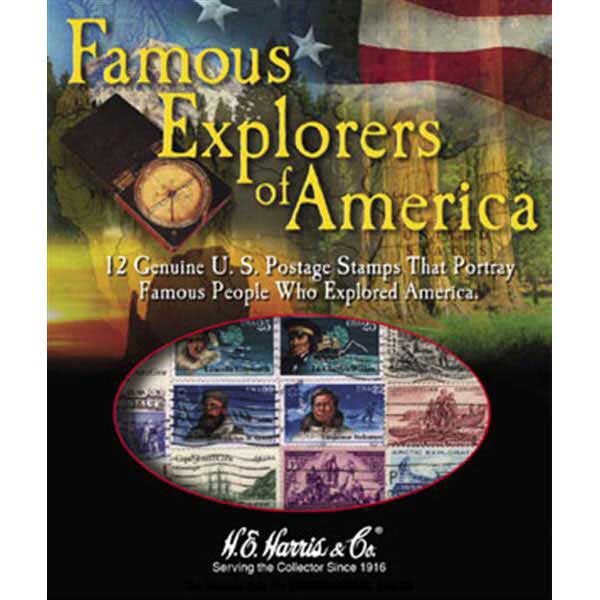 Stamp Pack, Famous Explorers of America MAIN