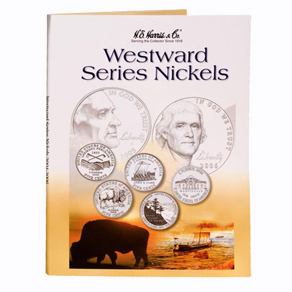 H.E. Harris Coin Folder - Jefferson Nickels Westward Journey 2004-06 MAIN