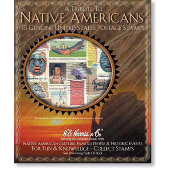 Stamp Pack, Native Americans US MAIN