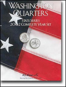 H.E. Harris Coin Folder - State Quarters, 2002 MAIN