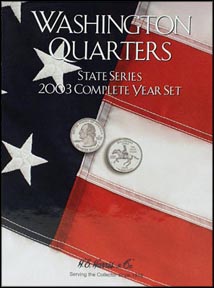 H.E. Harris Coin Folder - State Quarters, 2003 MAIN