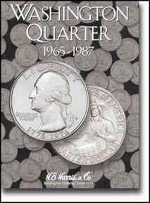 H.E. Harris Coin Folder - Washington Quarters #3 1965-87 MAIN