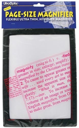 Ultra Optix Handi-lens 7x10'' 2x Fresnel Lens Magnifier MAIN