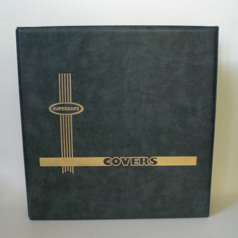 Supersafe #10 Cover Albums with Horizontal Pockets, Black MAIN