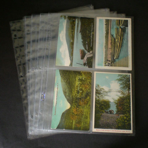 Supersafe Archival Polyproplyene Pages - 4 Pockets-Postcards MAIN