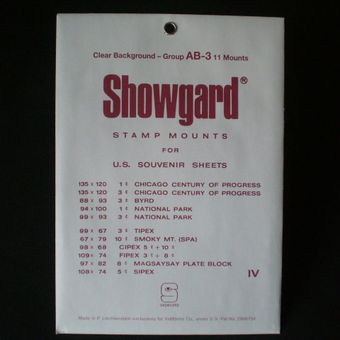 Showgard Mounts - Group AB, Clear MAIN