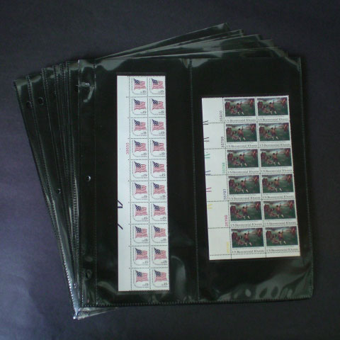 Supersafe Mint Sheet Refill Pages and Binders - MPV Vertical Two Pocket Pages MAIN