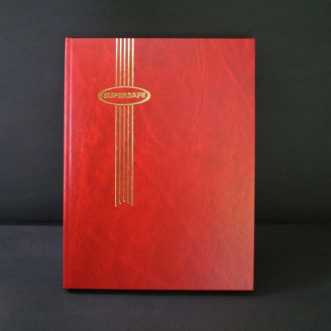 Showgard W16 Stockbook, Red MAIN