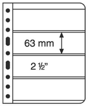 Lighthouse Vario Plastic Pockets, 4-way division, clear film MAIN