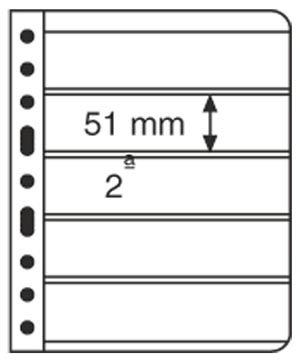 Lighthouse Vario Plastic Pockets, 5-way division, black film MAIN