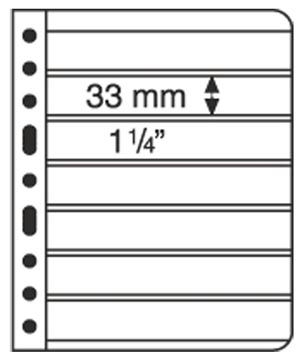 Lighthouse Vario Plastic Pockets, 7-way division, black film MAIN
