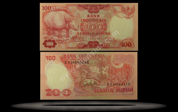 Indonesia Banknote, 100 Rupiah, 1977, P#116 MAIN
