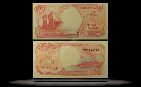 Indonesia Banknote, 100 Rupiah, 1994, P#127c MAIN