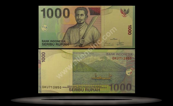 Indonesia Banknote, 1000 Rupiah, 2000, P#141a MAIN