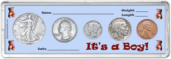 1935 It's A Boy! Coin Gift Set MAIN